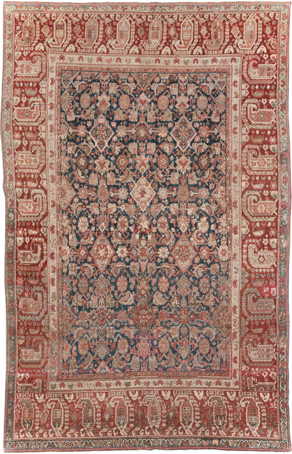 Antique Persian Malayer Accent Carpet, No.30829 - Gss