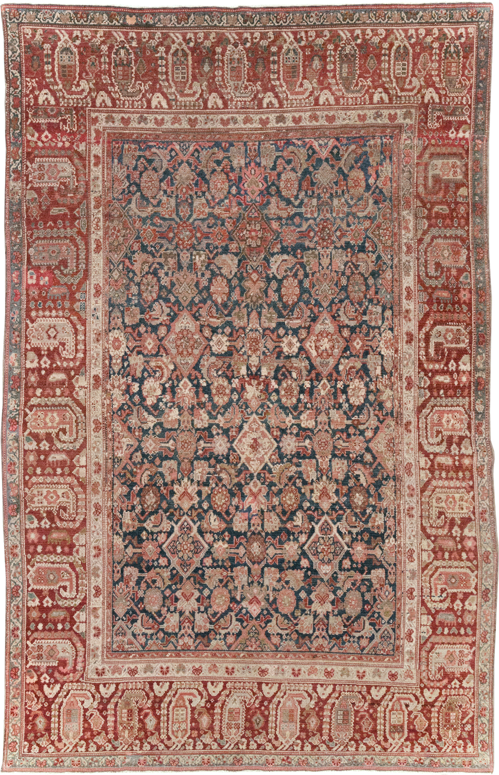 Antique Persian Malayer Accent Carpet, No.30829 - Gss