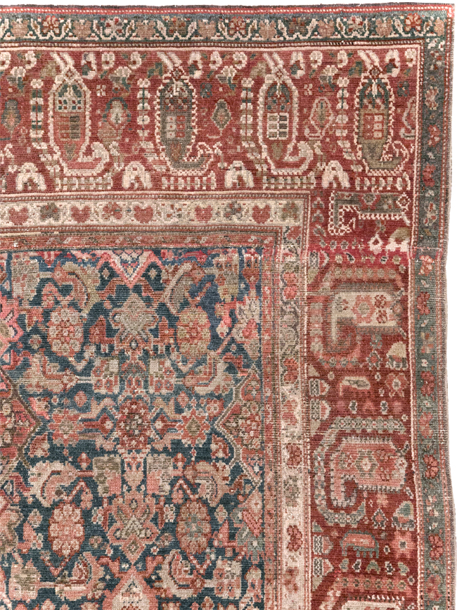 Antique Persian Malayer Accent Carpet, No.30829 - Gss