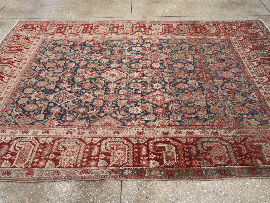 Antique Persian Malayer Accent Carpet, No.30829 - Gss