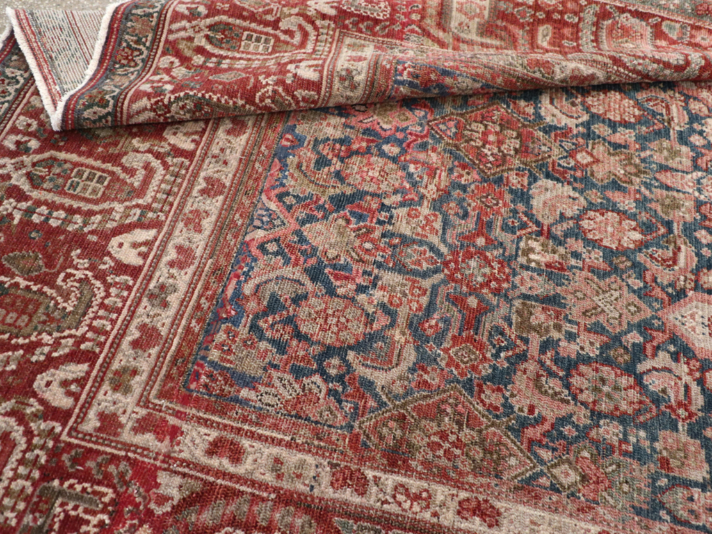 Antique Persian Malayer Accent Carpet, No.30829 - Gss