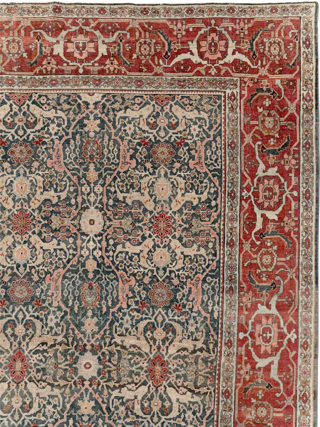 Antique Persian Bidjar Oversize Carpet, No.30830 - Gss