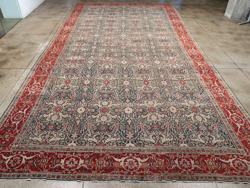 Antique Persian Bidjar Oversize Carpet, No.30830 - Gss