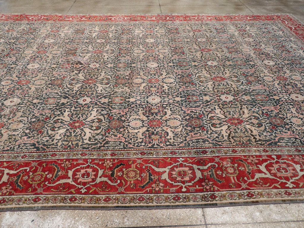 Antique Persian Bidjar Oversize Carpet, No.30830 - Gss