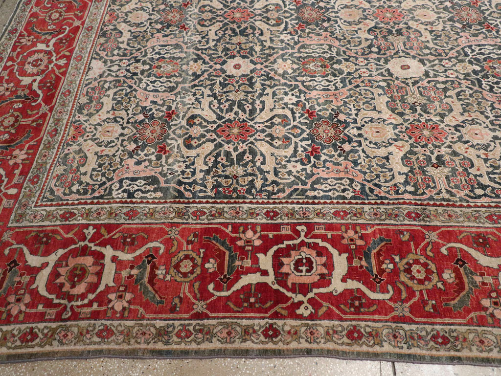 Antique Persian Bidjar Oversize Carpet, No.30830 - Gss