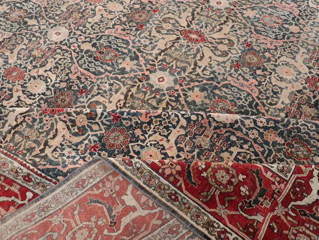 Antique Persian Bidjar Oversize Carpet, No.30830 - Gss