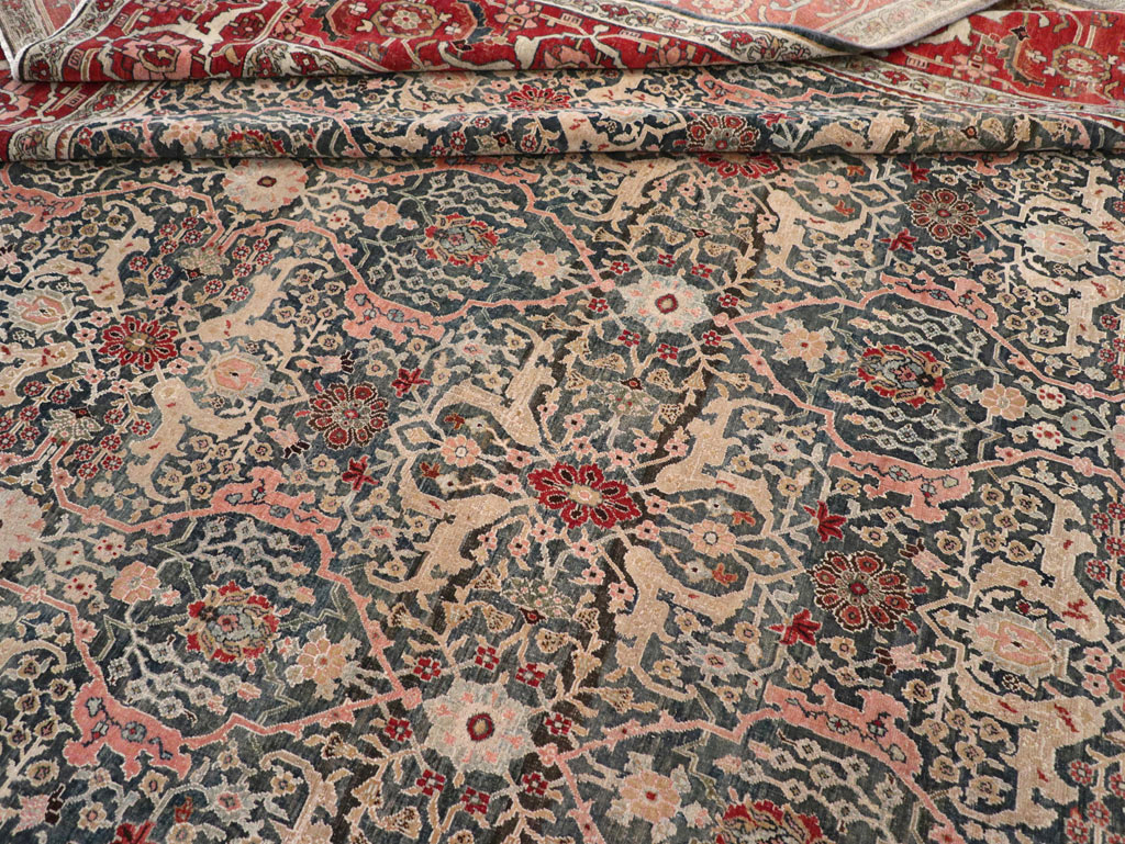 Antique Persian Bidjar Oversize Carpet, No.30830 - Gss