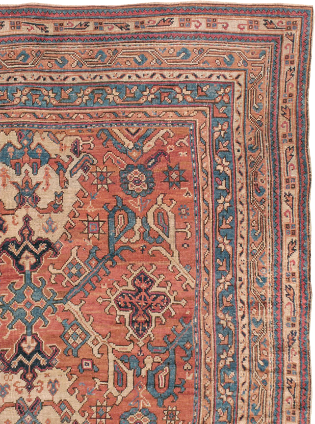 Antique Turkish Oushak Oversize Square Carpet, No.30832 - Gss