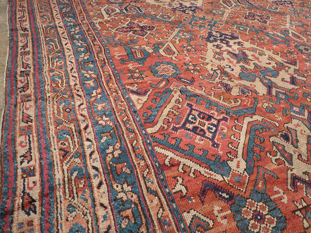 Antique Turkish Oushak Oversize Square Carpet, No.30832 - Gss