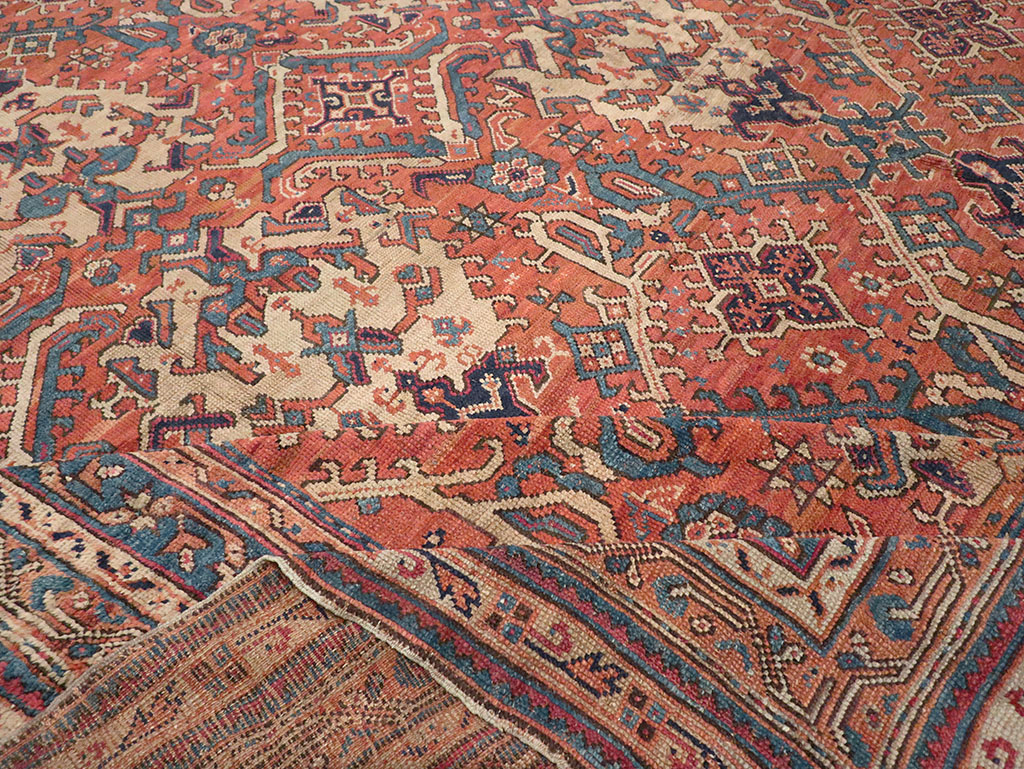 Antique Turkish Oushak Oversize Square Carpet, No.30832 - Gss