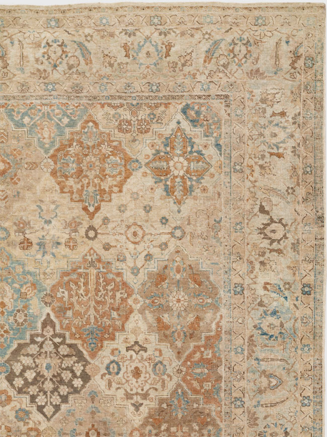 Antique Persian Tabriz Room Size Carpet, No.30840 - Gss