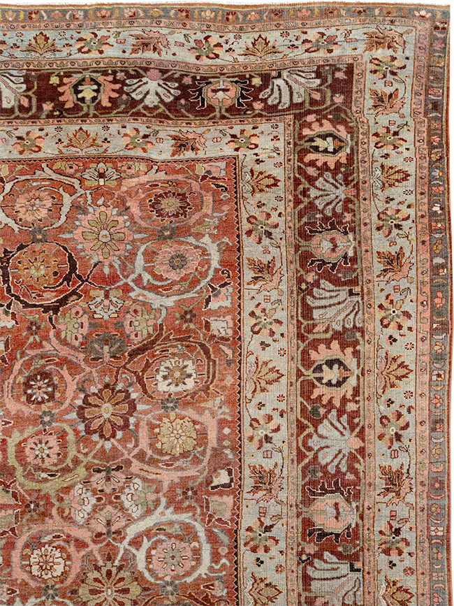 Antique Persian Bidjar Oversize Carpet, No.30842 - Gss