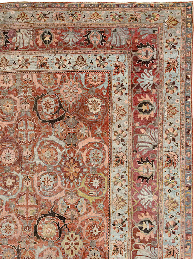 Antique Persian Bidjar Oversize Carpet, No.30842 - Gss