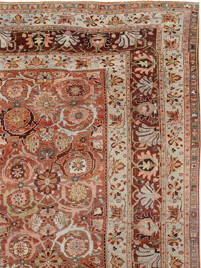 Antique Persian Bidjar Oversize Carpet, No.30842 - Gss