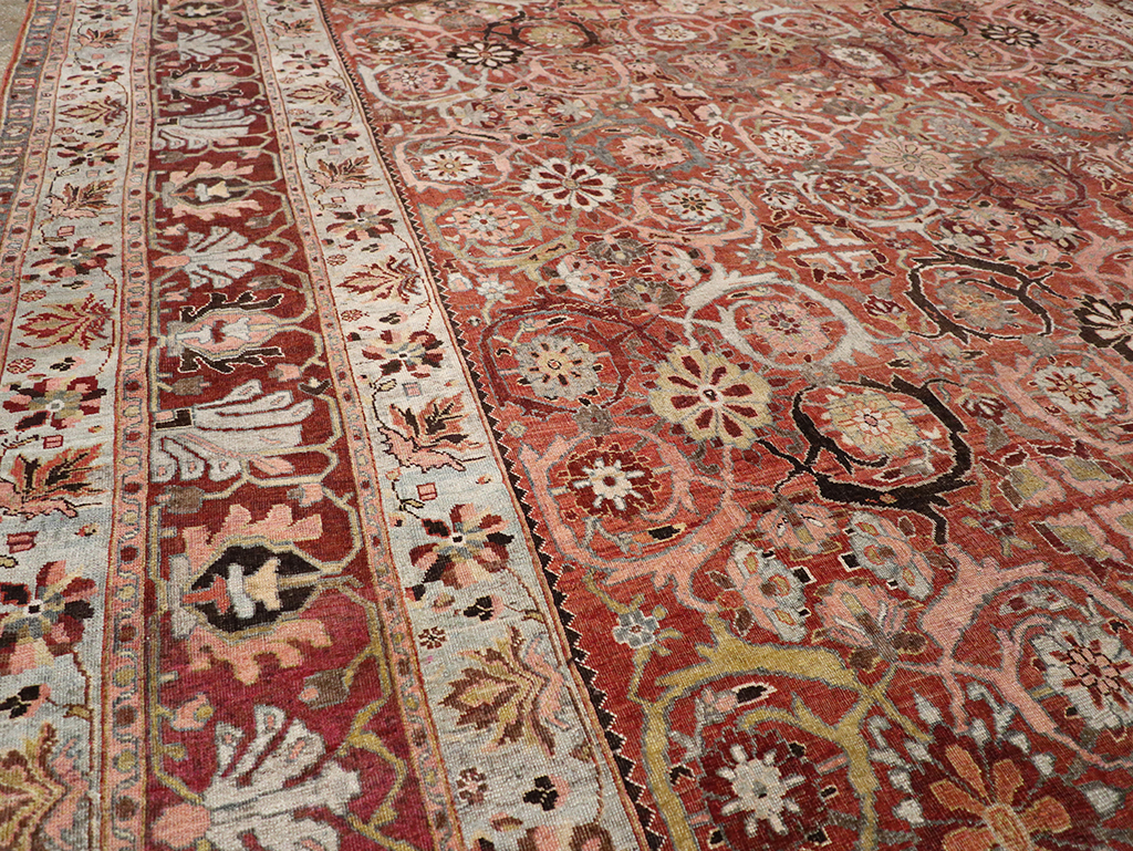 Antique Persian Bidjar Oversize Carpet, No.30842 - Gss
