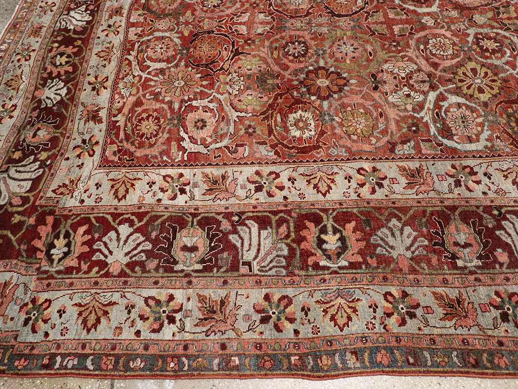 Antique Persian Bidjar Oversize Carpet, No.30842 - Gss