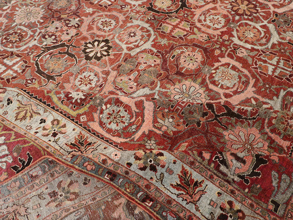 Antique Persian Bidjar Oversize Carpet, No.30842 - Gss