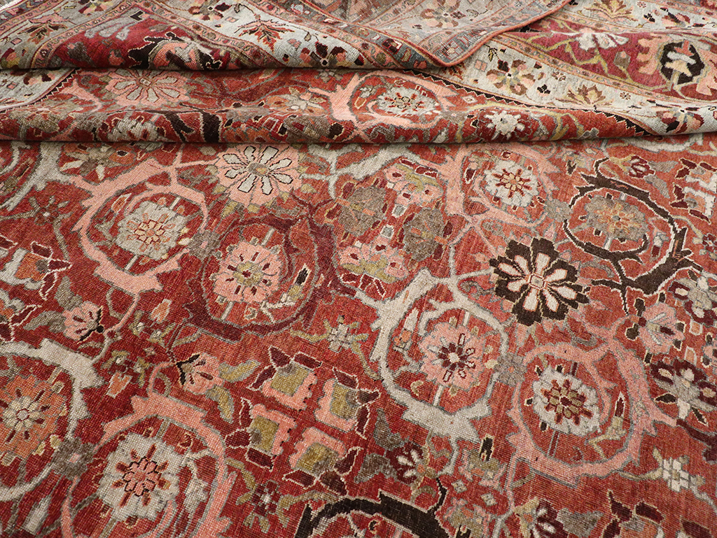 Antique Persian Bidjar Oversize Carpet, No.30842 - Gss