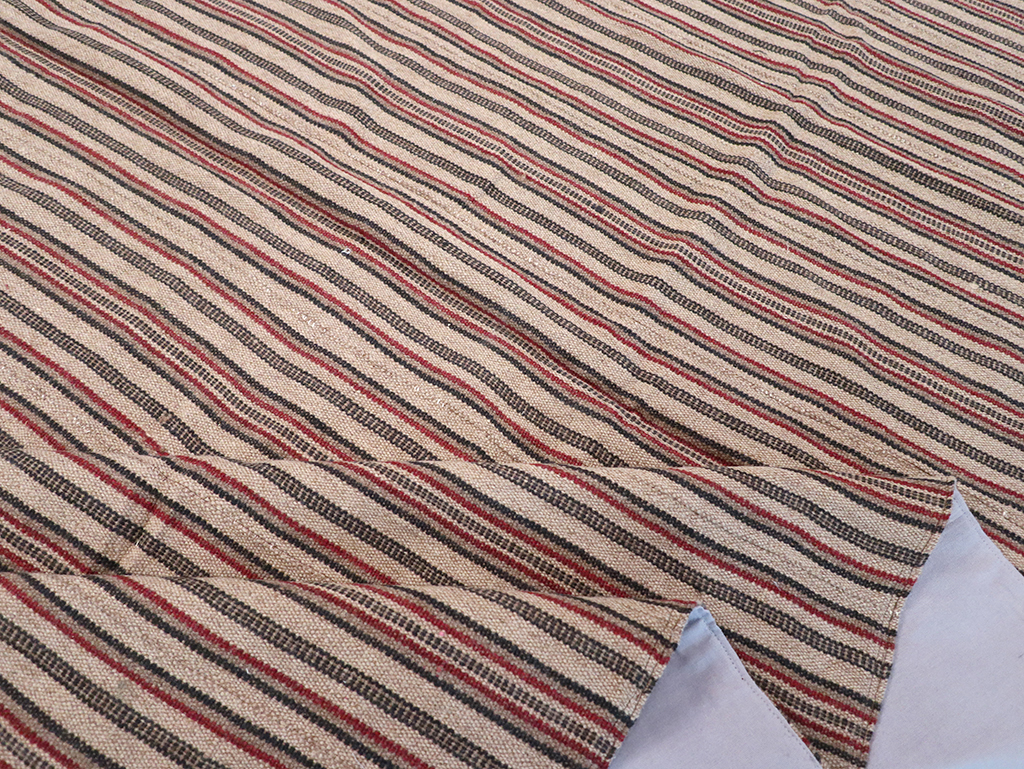 Vintage Persian Flatweave Kilim Room Size Carpet, No.30843 - Gss