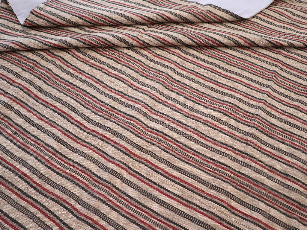 Vintage Persian Flatweave Kilim Room Size Carpet, No.30843 - Gss