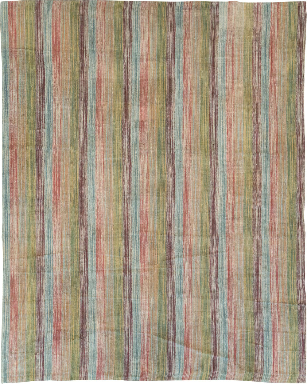 Modern Turkish Flatweave Room Size Carpet, No.30845 - Gss