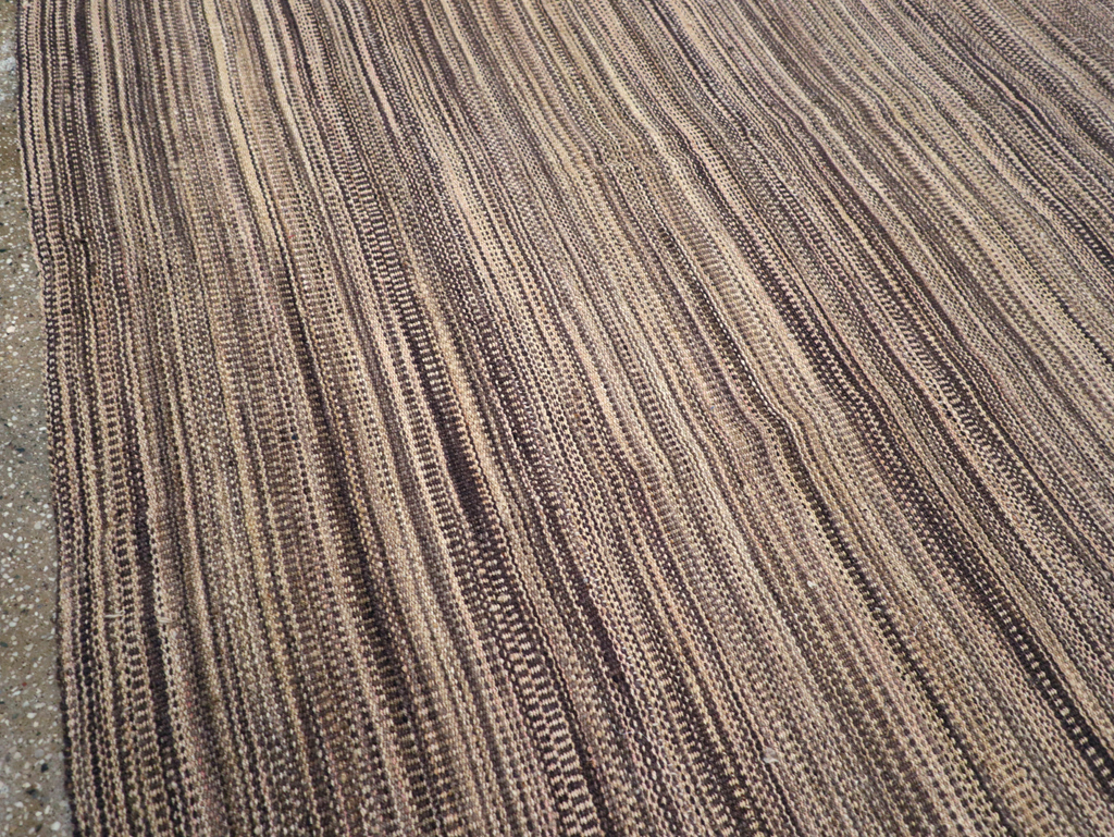 Modern Turkish Flatweave Kilim Large Room Size Carpet, No.30847 - Gss