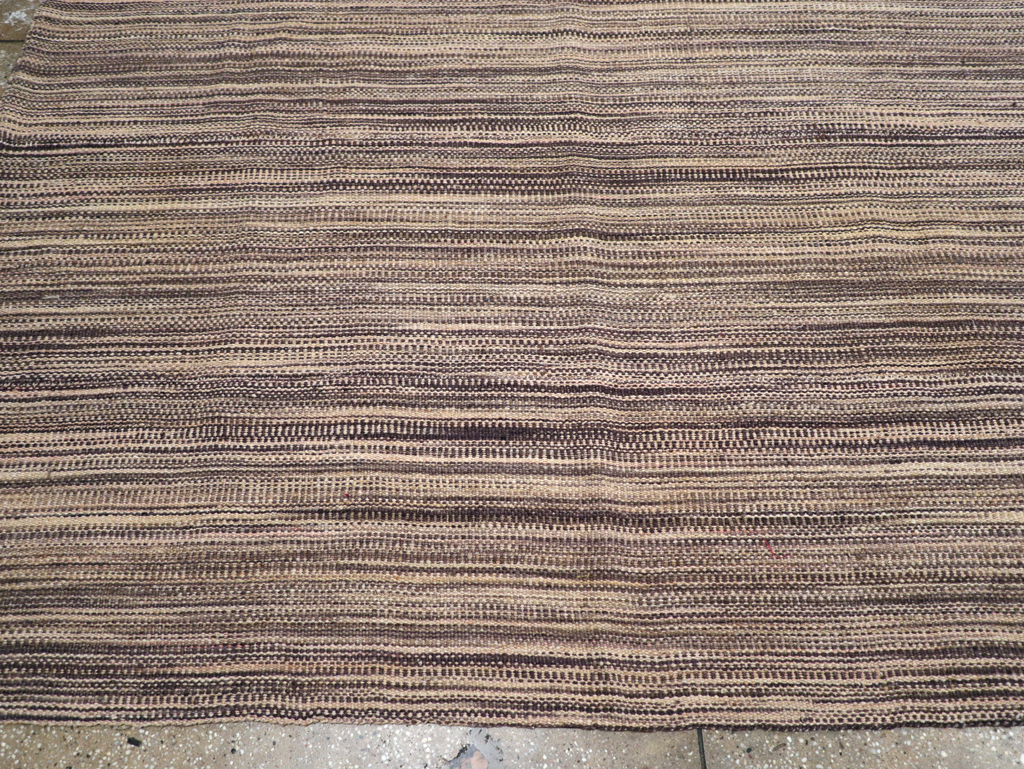 Modern Turkish Flatweave Kilim Large Room Size Carpet, No.30847 - Gss