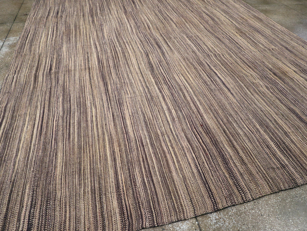 Modern Turkish Flatweave Kilim Large Room Size Carpet, No.30847 - Gss