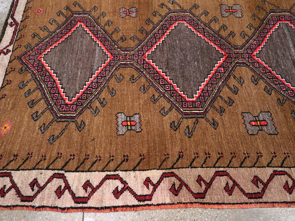 Vintage Turkish Anatolian Tribal Room Size Carpet, No.30851 - Gss