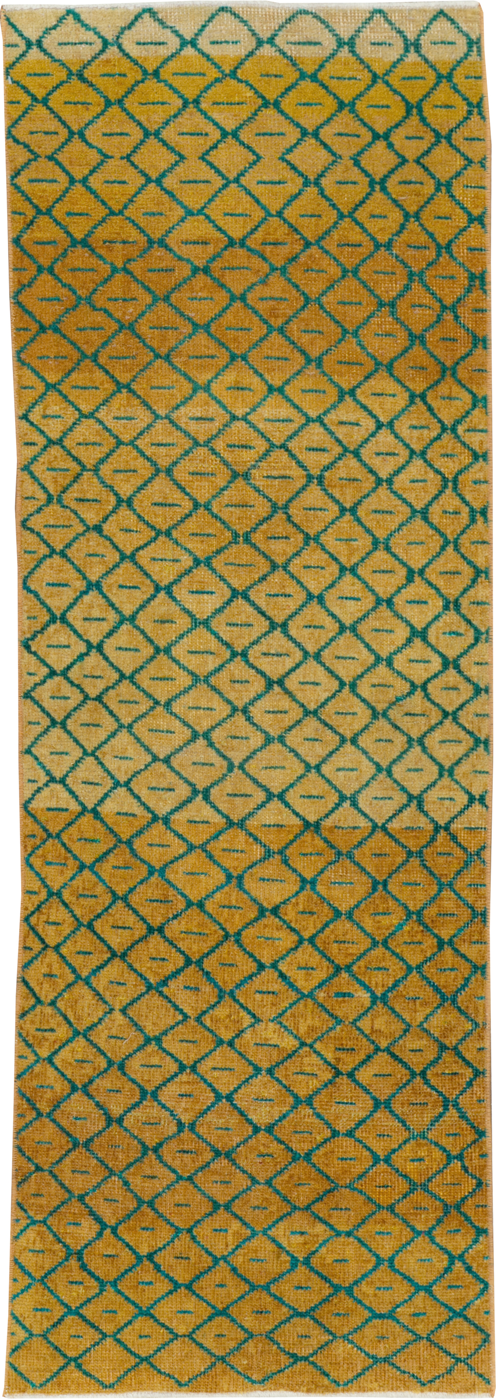 Vintage Anatolian Deco Rug, No.30854 - Gss