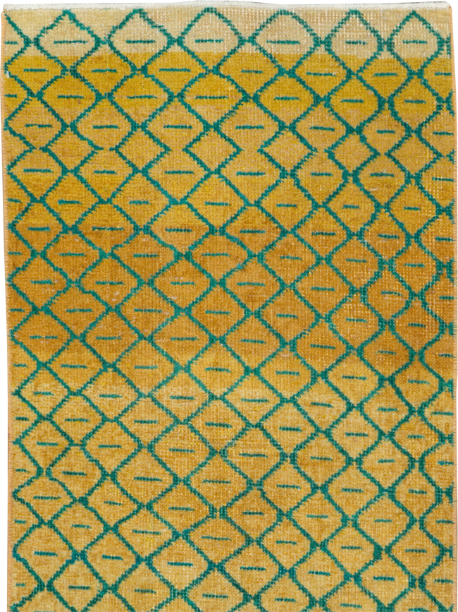 Vintage Anatolian Deco Rug, No.30854 - Gss