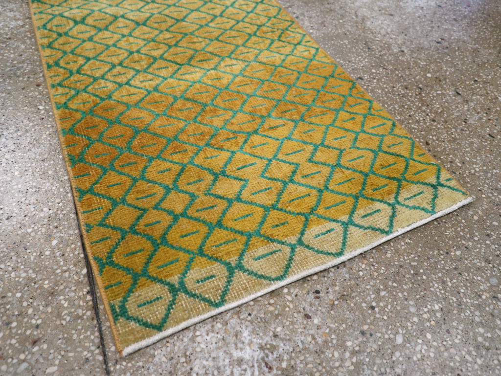 Vintage Anatolian Deco Rug, No.30854 - Gss