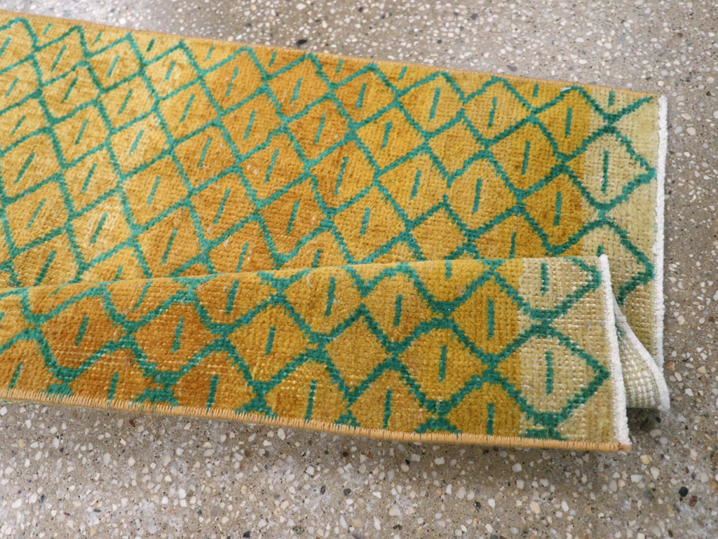 Vintage Anatolian Deco Rug, No.30854 - Gss