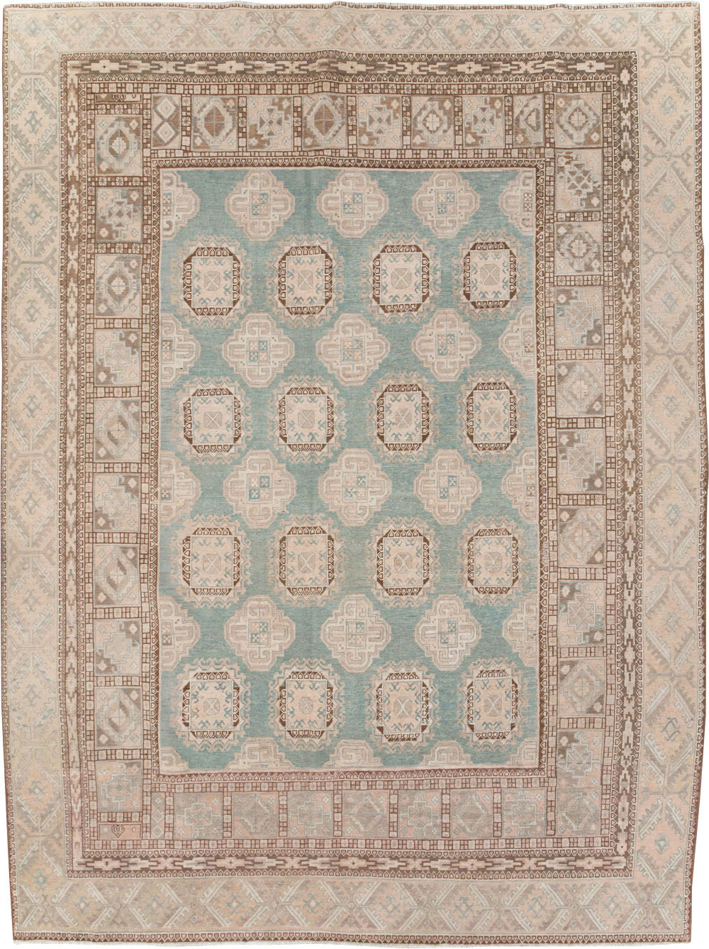 Antique East Turkestan Khotan Small Room Size Carpet, No.30856 - Gss