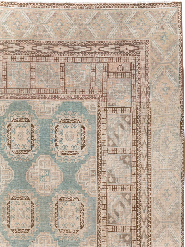 Antique East Turkestan Khotan Small Room Size Carpet, No.30856 - Gss