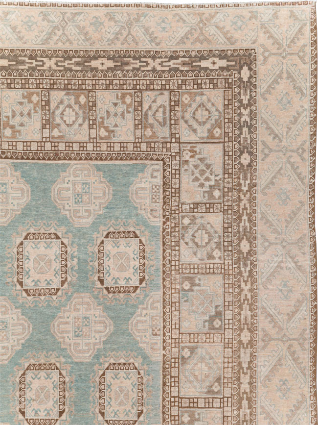 Antique East Turkestan Khotan Small Room Size Carpet, No.30856 - Gss