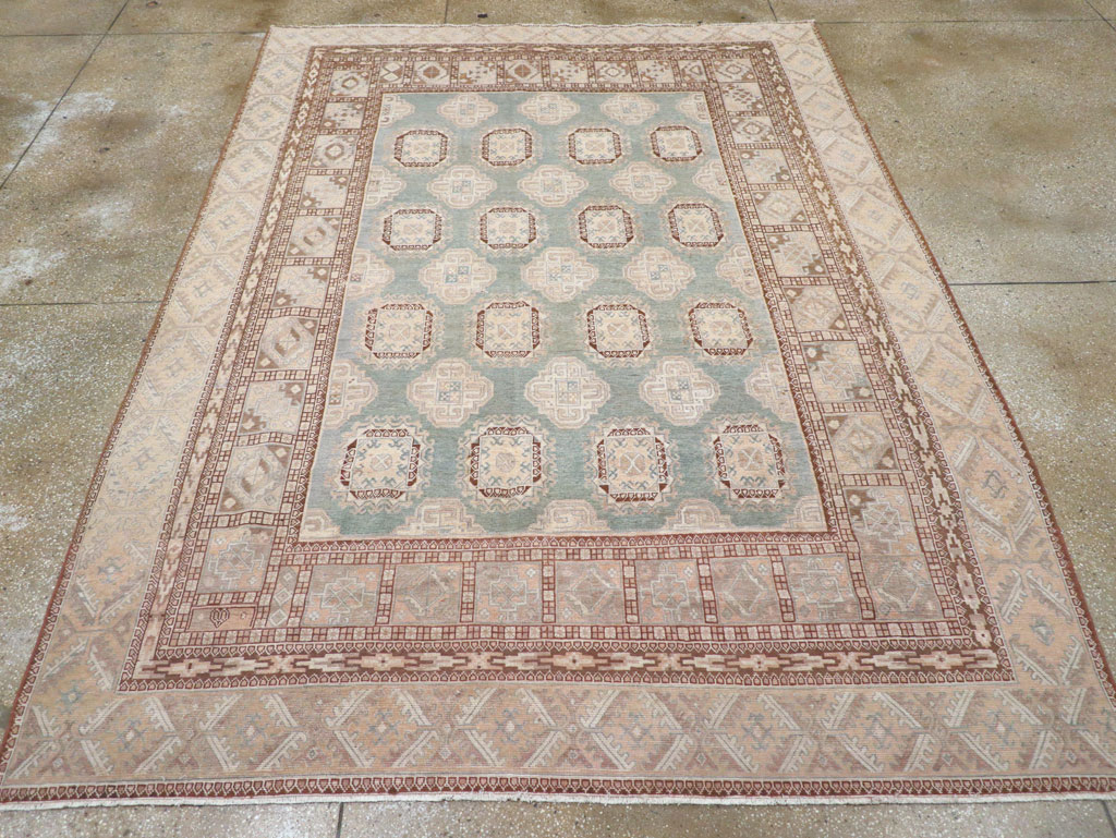 Antique East Turkestan Khotan Small Room Size Carpet, No.30856 - Gss