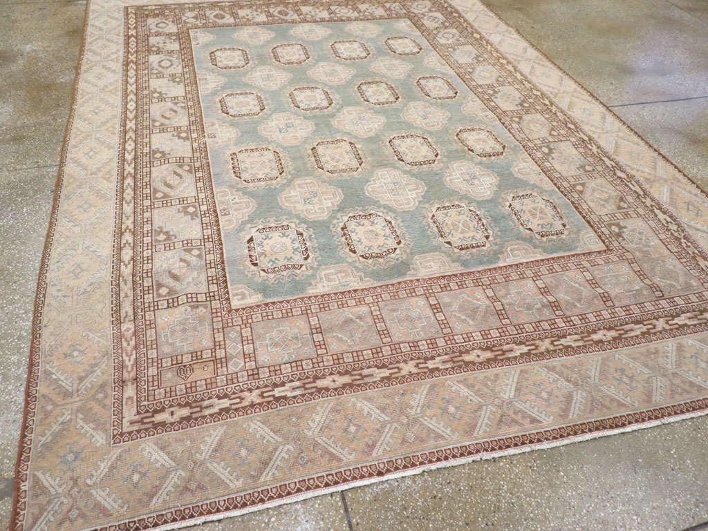 Antique East Turkestan Khotan Small Room Size Carpet, No.30856 - Gss