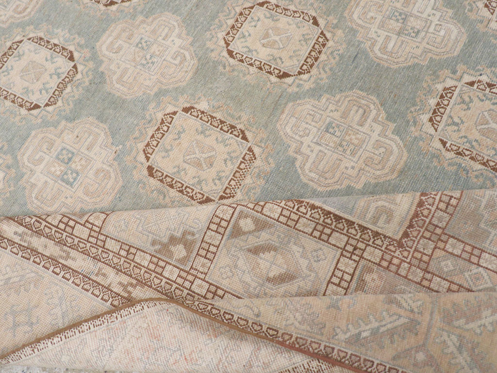 Antique East Turkestan Khotan Small Room Size Carpet, No.30856 - Gss