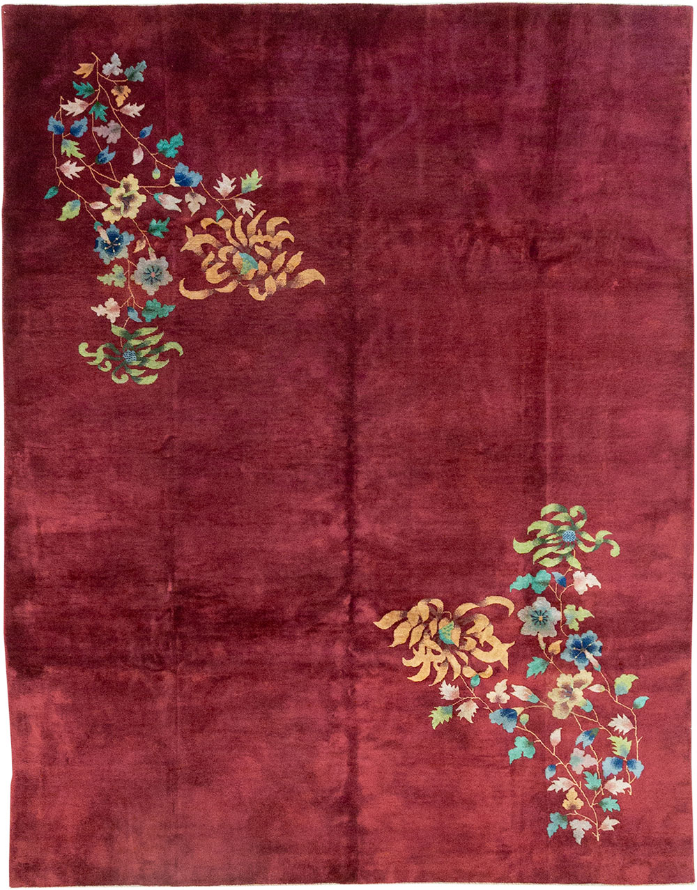 Vintage Chinese Art Deco Room Size Carpet, No.30857 - Gss