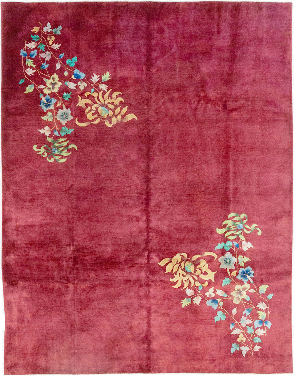 Vintage Chinese Art Deco Room Size Carpet, No.30857 - Gss
