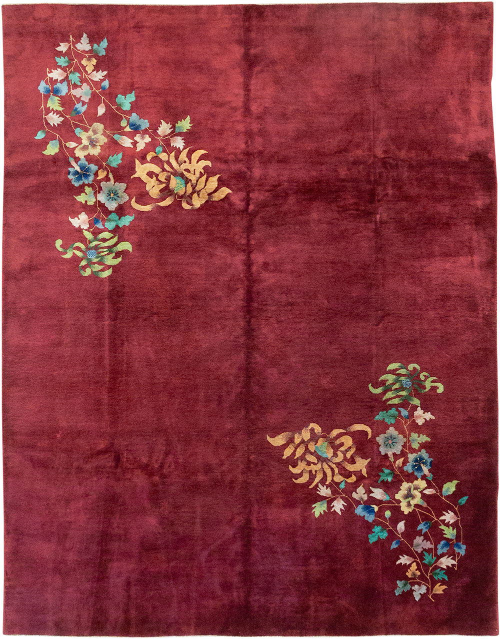 Vintage Chinese Art Deco Room Size Carpet, No.30857 - Gss