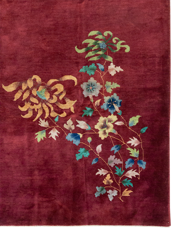 Vintage Chinese Art Deco Room Size Carpet, No.30857 - Gss