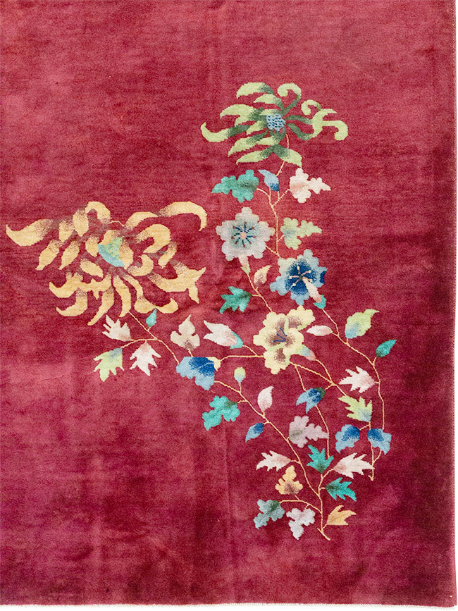 Vintage Chinese Art Deco Room Size Carpet, No.30857 - Gss