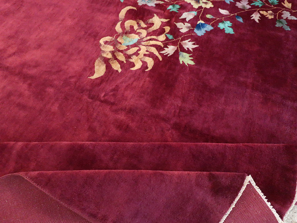 Vintage Chinese Art Deco Room Size Carpet, No.30857 - Gss