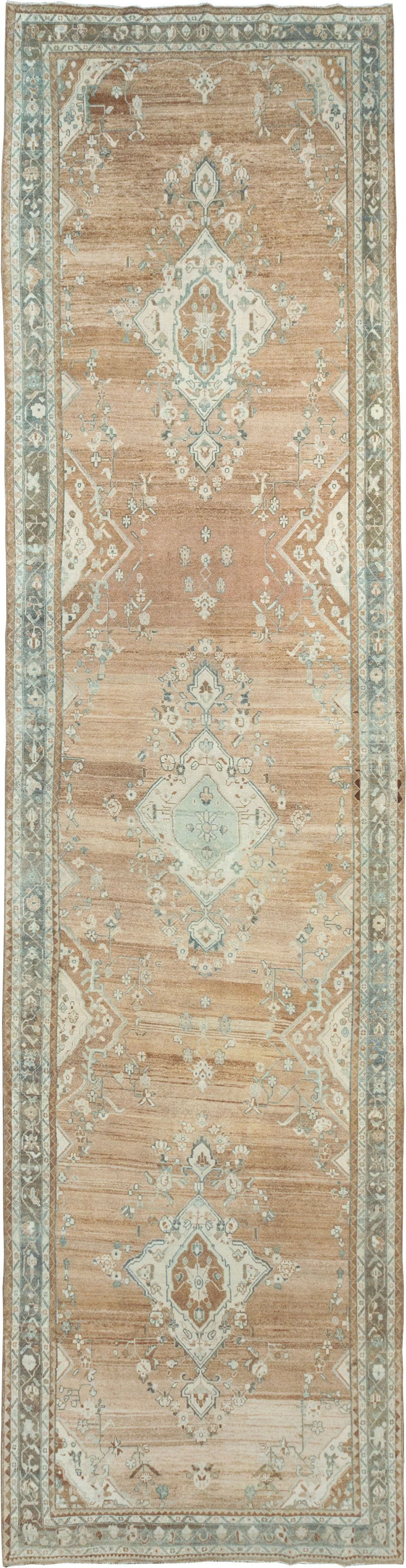 Vintage Persian Malayer Wide Gallery Runner, No.30868 - Gss