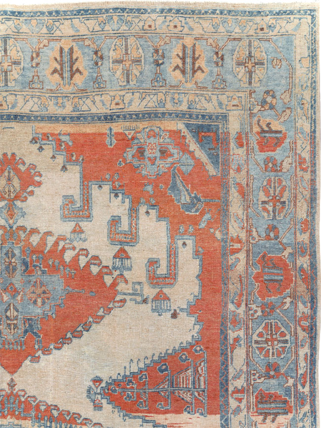 Vintage Persian Veece Room Size Carpet, No.30871 - Gss