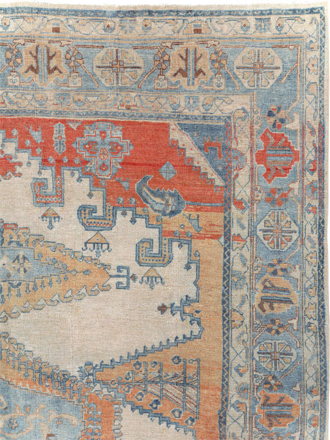 Vintage Persian Veece Room Size Carpet, No.30871 - Gss