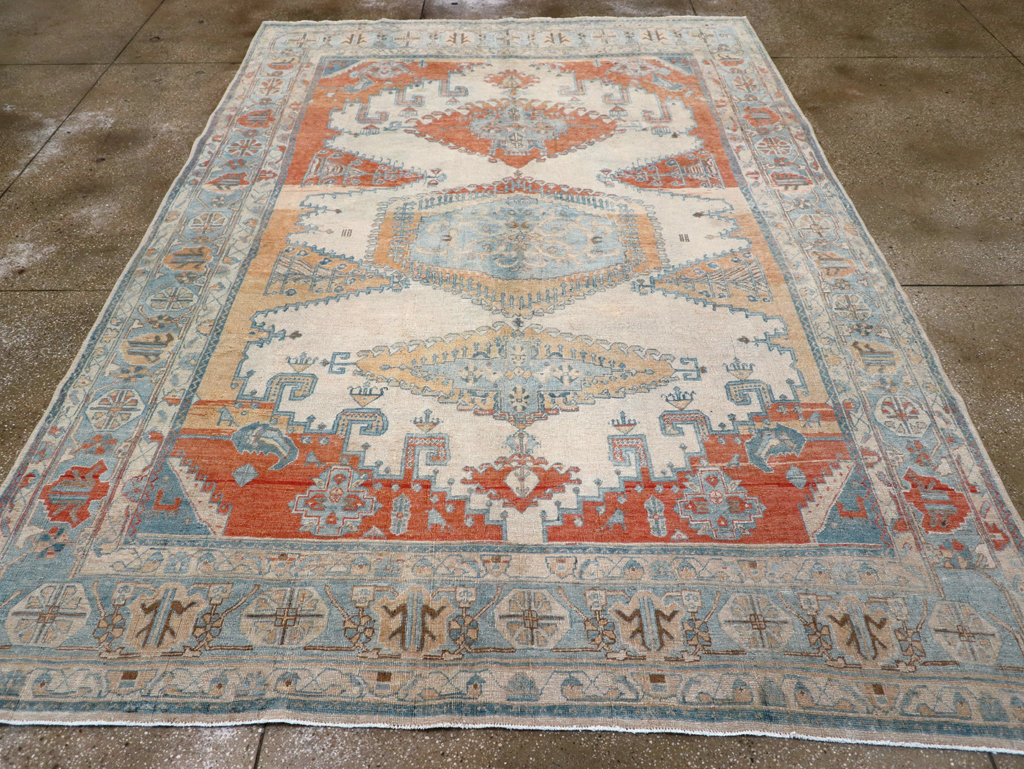Vintage Persian Veece Room Size Carpet, No.30871 - Gss