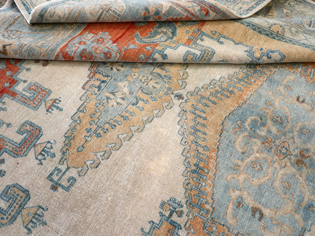 Vintage Persian Veece Room Size Carpet, No.30871 - Gss